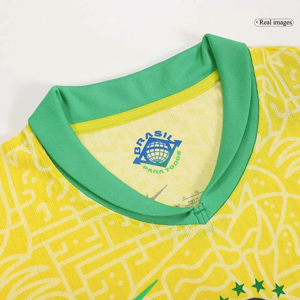 MEN'S AUTHENTIC BRAZIL HOME JERSEY SHIRT 2025