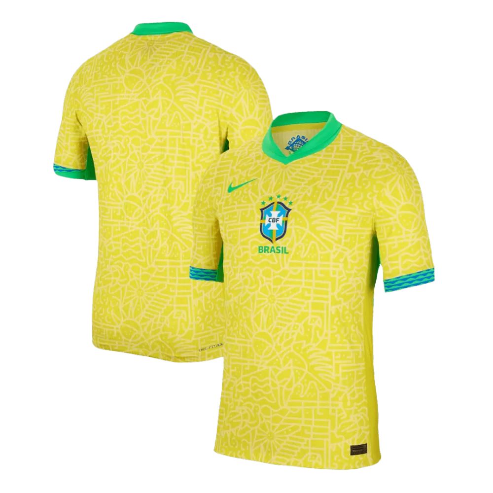 MEN'S AUTHENTIC BRAZIL HOME JERSEY SHIRT 2025