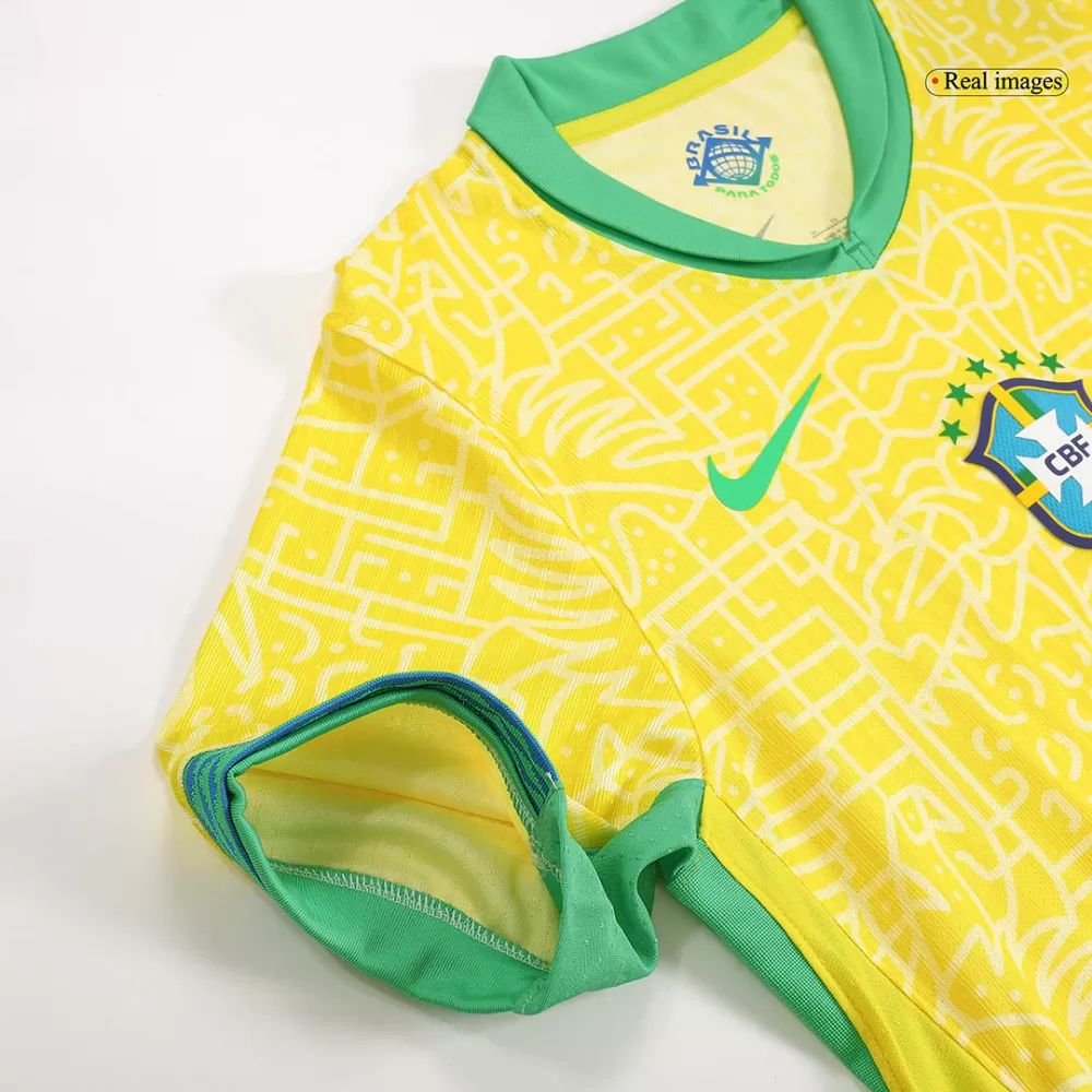 MEN'S AUTHENTIC BRAZIL HOME JERSEY SHIRT 2025