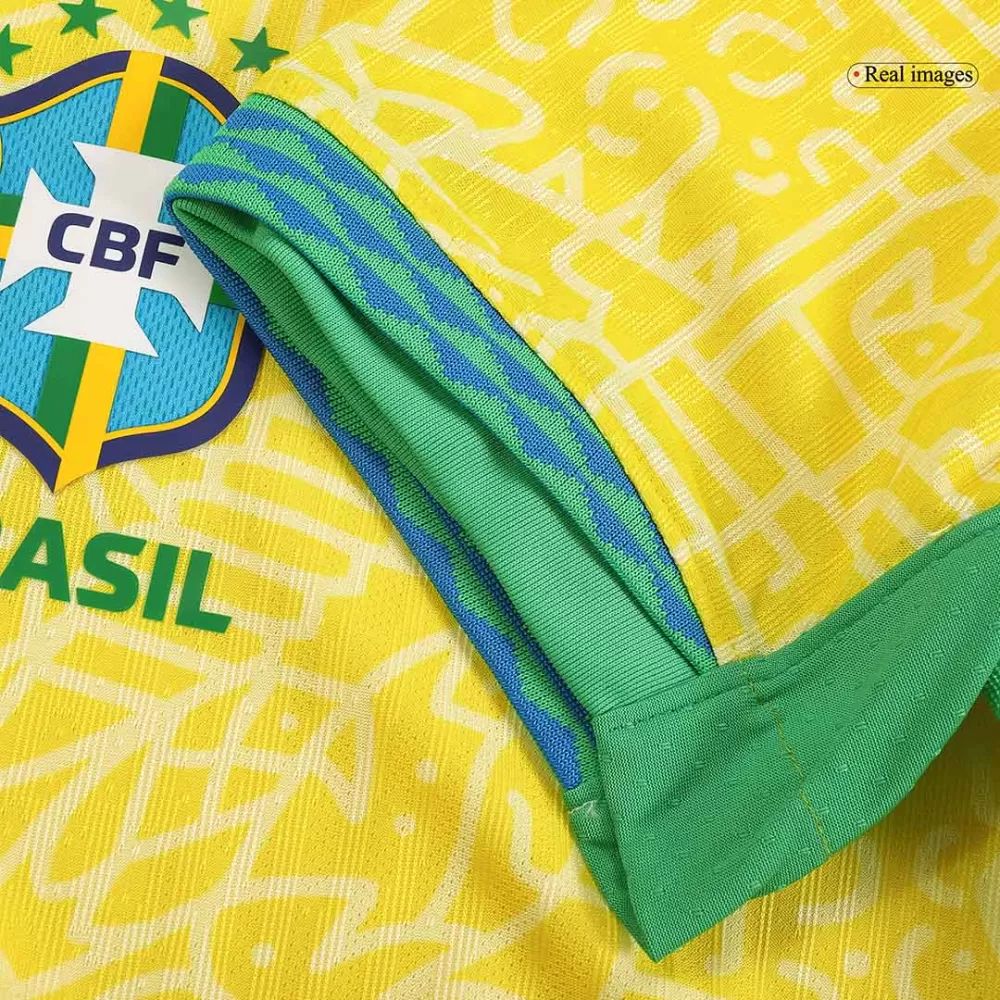 MEN'S AUTHENTIC BRAZIL HOME JERSEY SHIRT 2025