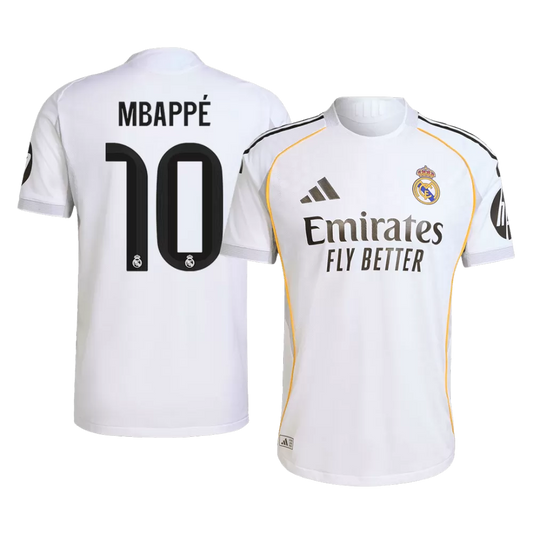 Real Madrid Home Jersey 2025/26 – Men's Authentic Match Shirt