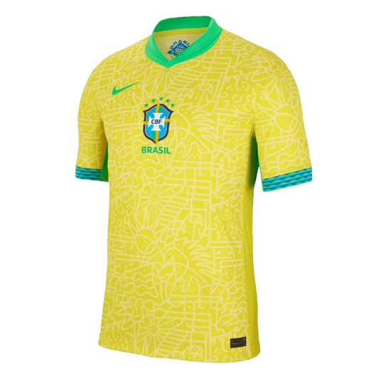 MEN'S AUTHENTIC BRAZIL HOME JERSEY SHIRT 2025